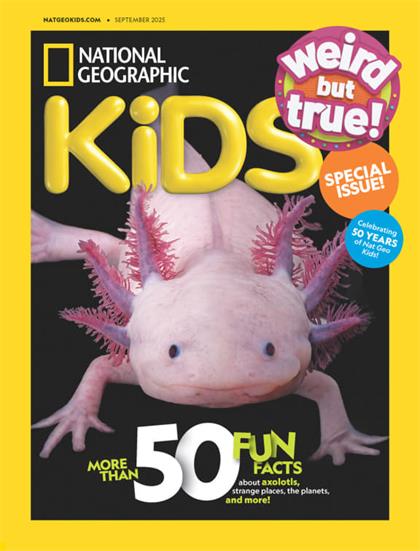 【美国版】美国国家地理少儿版（National Geographic Kids）2025年9月