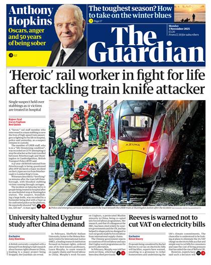 卫报（The Guardian）2025年11月3号