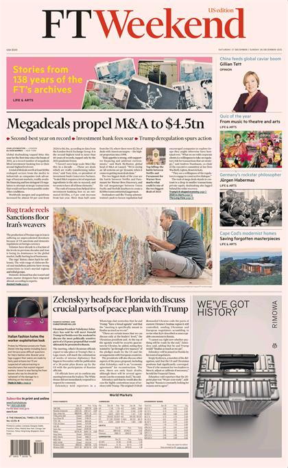 金融时报（Financial Times）2025年12月27-28日