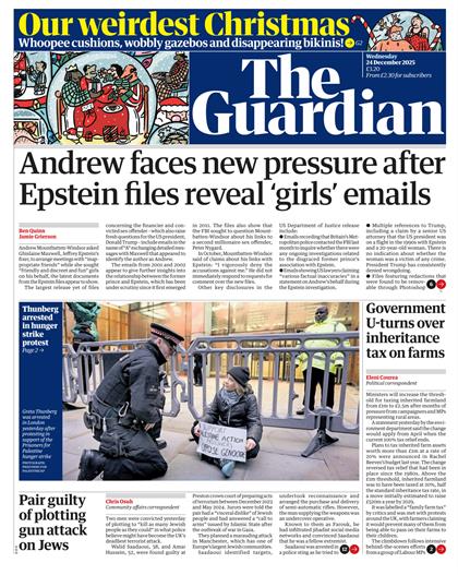 卫报（The Guardian）2025年12月24号