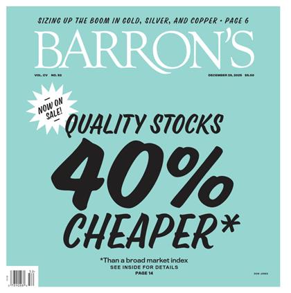 巴伦周刊杂志（Barron’s）2025年12月29日