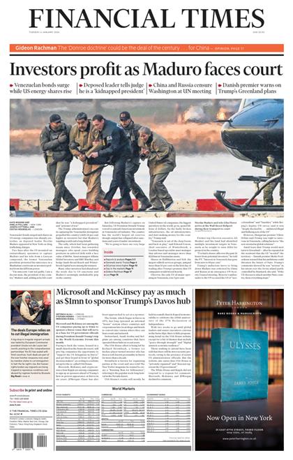 金融时报（Financial Times）2026年1月6日