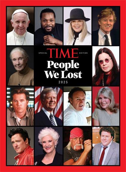 时代周刊杂志（Time）特刊 People We Lost, 2025
