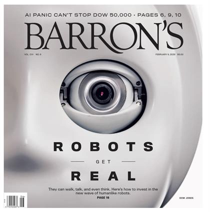 巴伦周刊杂志（Barron’s）2026年2月9日