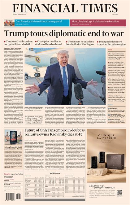 金融时报（Financial Times）2026年3月24日